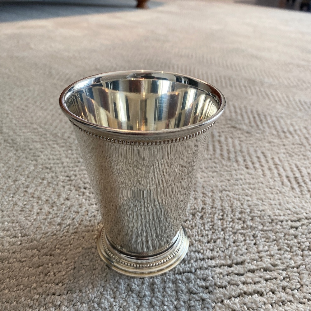 Silver mint julep cup